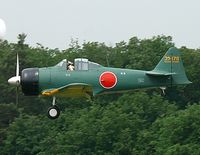 F-AZZM @ LFFQ - North American T-6B Mod Harvard converted to Japanese Air Force Zero - by Alex Smit