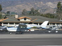 N4CY @ SZP - 1973 Cessna T337G TURBO SKYMASTER, two Continental TSIO-360-Cs 225 Hp each, turbocharged and pressurized, taxi to Rwy 04 - by Doug Robertson