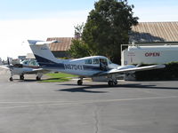 N6704X @ SZP - 1979 Beech 76 DUCHESS, two Lycoming O&VO-360 180 Hp each, T-tail, CS props, refueling - by Doug Robertson