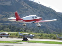 N9683W @ SZP - 1967 Piper PA-28-140 CHEROKEE, Lycoming O-320-E2A 150 Hp, takeoff climb Rwy 22 - by Doug Robertson