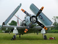 F-AZDP @ LFFQ - Douglas AD-4N Skyraider F-AZDP painted as US Navy 124143/RM205 - by Alex Smit