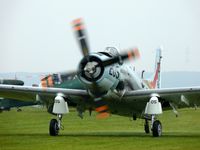 F-AZDP @ LFFQ - Douglas AD-4N Skyraider F-AZDP painted as US Navy 124143/RM205 - by Alex Smit
