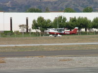 N20562 @ POC - Touching down at Brackett - by Helicopterfriend