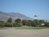 N5814Y @ KSZP - N5814Y Landing @ SZP for 2008 Annual - by Elliott Meer