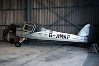 G-AHAP @ EGHC - awaiting rebuild to flying condition - by Chris England