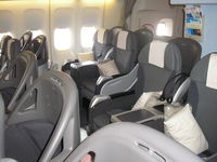 JA8074 @ RJAA - Business Class seats ,  o/b Japan Airlines - by Henk Geerlings