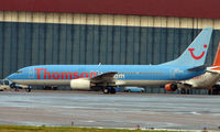 G-CDZL @ EGGW - Thomson B737 at Luton - by Terry Fletcher