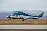 N323CH @ KWJF - Landing Lancaster, CA - by Franz Loew