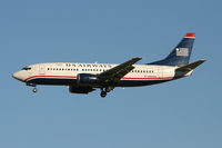 N154AW @ DFW - Landing runway 36L at DFW - by Zane Adams