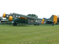 F-AZJU @ LFFQ - Junkers Ju52/3M F-AZJU painted as German Air Force AZ#JU - by Alex Smit
