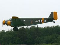 F-AZJU @ LFFQ - Junkers Ju52/3M F-AZJU painted as German Air Force AZ#JU - by Alex Smit