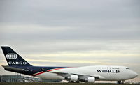 N741WA @ LEJ - The plane in WORLD-colours at LEJ-airport in Germany - by Holger Zengler