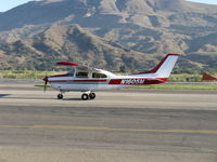 N1605M @ SZP - 1977 Cessna T210M TURBO CENTURION II, Continental TSIO-520-R 310 Hp for 10 minutes, 300 Hp continuous, taxi - by Doug Robertson