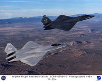 N232YF - YF-23 Black Widow II - by NASA, Public Domain