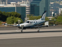 N850TX @ KSMO - N850TX departing from RWY 21 - by Torsten Hoff