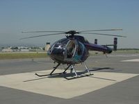 N272BP @ POC - Visiting Pomona Police Helicopter crew - by Helicopterfriend