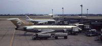 5A-DAH @ EGLL - Libyan Arab Airlines - by Peter Ashton