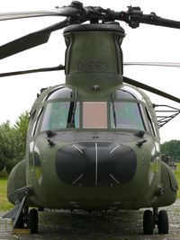 D-663 @ EHLW - Boeing CH-47D Chinook D-663 - by Alex Smit