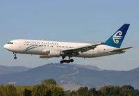 ZK-NBB @ NZCH - Air New Zealand Boeing 767-219  c/n 23327/134. Built in 1986, with a test Test Reg of N6055X. Then to N327MR, and now as OY-SRF with Star Air (SRR) - by Bill Mallinson
