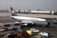D-ABEP @ EGCC - Lufthansa Boeing 737-130 - by Peter Ashton