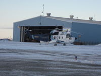 C-FTIG @ YUB - Cougar Helicopter's Sikorski S-61N - by John Reid