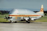 F-BTGV @ EGCC - Aeromaritime Airbus Industries Super Guppy 201 - by Peter Ashton