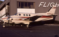 N919AG @ KBFI - A king air