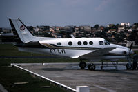 PT-LVI @ SBBH - A King Air on a ramp in brazil