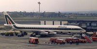 I-DIWO @ EGLL - Alitalia Douglas DC-8-43 - by Peter Ashton