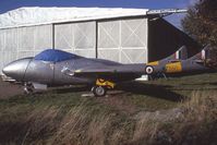 WZ550 @ EGTB - DH.115 Vampire T.11 - by Peter Ashton