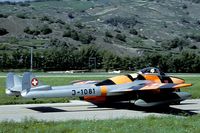 J-1081 @ LSMS - This bright coloured Vampire was being used for target practise of the AAA.
