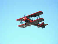 N59031 @ SZP - 1941 Boeing Stearman A75N1 (PT-17), Continental W670 220 Hp, takeoff climbout Rwy 22 - by Doug Robertson
