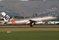 VH-VQR @ NZCH - Back to Oz as  JQ150 to SYD - by Bill Mallinson