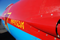 N905DM @ KBJC - Salute to Veteran's 2008 event at Broomfield Colorado. Two seat Chinese built advanced fighter trainer. It was built in Chengdu from 1966 to 1986. Colors of the Russian Air Force. It is one of only two in the U.S. - by Bluedharma