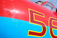 N905DM @ KBJC - Salute to Veteran's 2008 event at Broomfield Colorado. Two seat Chinese built advanced fighter trainer. It was built in Chengdu from 1966 to 1986. Colors of the Russian Air Force. It is one of only two in the U.S. - by Bluedharma