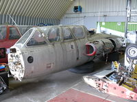 427 @ EDLV - Fouga CM-170 Magister 427/4-WA ex French Air Force, the remainders are stored in a shelter at EDLV waiting for better times. - by Alex Smit