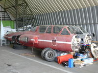 MT-09 @ EDLV - Fouga CM-170 Magister MT-09 ex Belgian Air Force, the remainders are stored in a shelter at EDLV waiting for better times. - by Alex Smit