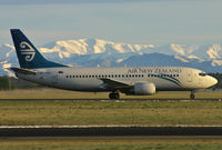 ZK-NGG @ NZCH - Snow on the hills.....and the edge of the r/w. It is very seldom that we get snow down to sea level here - by Bill Mallinson