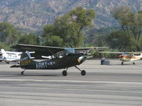 N62364 @ SZP - 1953 Cessna 305A as US Army BIRD DOG, Continental E-225 constant speed prop, Photo plane for first flight of N273MD Dickenson Howard DGA-21 'Mister Dickenson' 22 Nov. 2008, landing roll Rwy 22 - by Doug Robertson