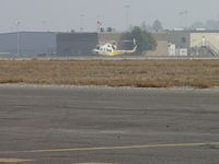 N17LA @ POC - Settling down on pad at EHA - by Helicopterfriend