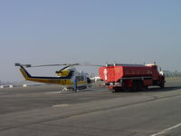 N17LA @ POC - Filling her up for future flight - by Helicopterfriend