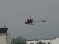 N4074G @ POC - Turning into transient parking - by Helicopterfriend