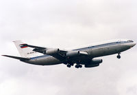 RA-86104 @ LEBL - Landing rwy 25... Operated by defunct company Vnukovo Airlines this day... - by Shunn311