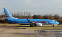 G-FDZP @ EGGW - Thomson B737 (ex-D-ATUB) at Luton - by Terry Fletcher