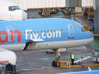 G-BYAX @ EGCC - At the gate - by David W