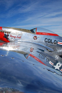 N11636 @ KBJC - 'Stang Evil on display at Salute to Veteran's 2008 event at Broomfield Colorado.