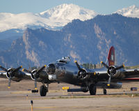 N5017N @ KBJC - Aluminum Overcast taxi in for a stop at the Salute to Veteran's event in Broomfield Colorado - by Bluedharma
