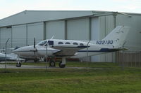 N2219Q @ PIE - Cessna 421A - by Florida Metal