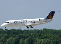 D-ACRH @ EDDL - Canadair RJ200 D-ACRH Lufthansa Regional - by Alex Smit