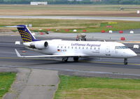 D-ACRI @ EDDL - Canadair RJ200 D-ACRI Lufthansa Regional - by Alex Smit